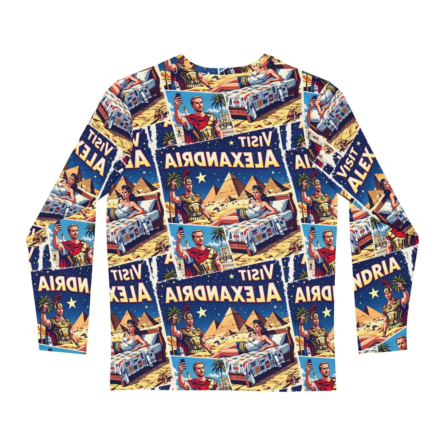 Long Sleeve Shirt with Monogram Visit Alexandria Design