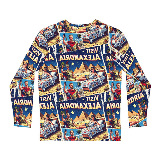 Long Sleeve Shirt with Monogram Visit Alexandria Design