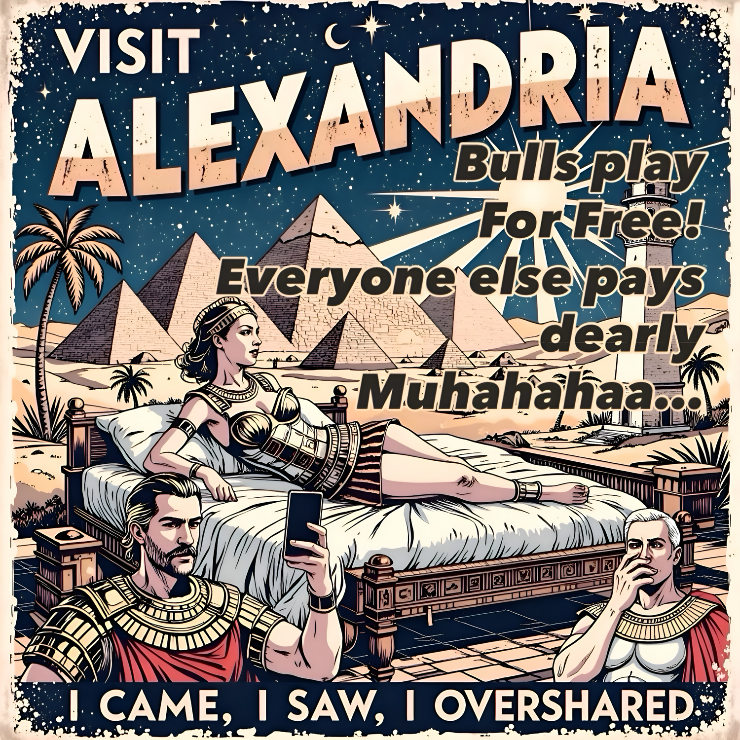 Alexandria, where the Bulls always play for free