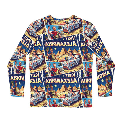Long Sleeve Shirt with Monogram Visit Alexandria Design