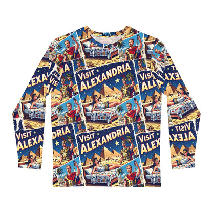 Long Sleeve Shirt with Monogram Visit Alexandria Design