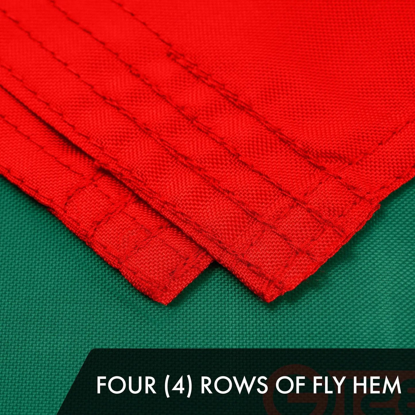 G128 3 Pack: Mexico Mexican Flag  4x6 Ft  ToughWeave Series Embroidered 300D Polyester  Country Flag, Embroidered Design, Indoor/Outdoor, Brass Grommets