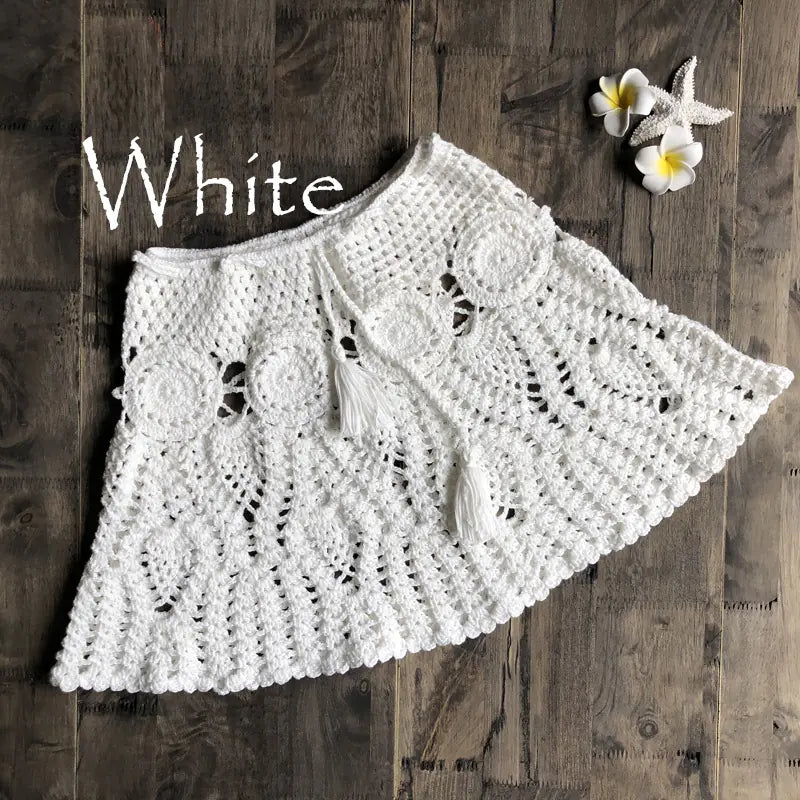 Handmade Crochet Bikini Skirt and Yoga Top