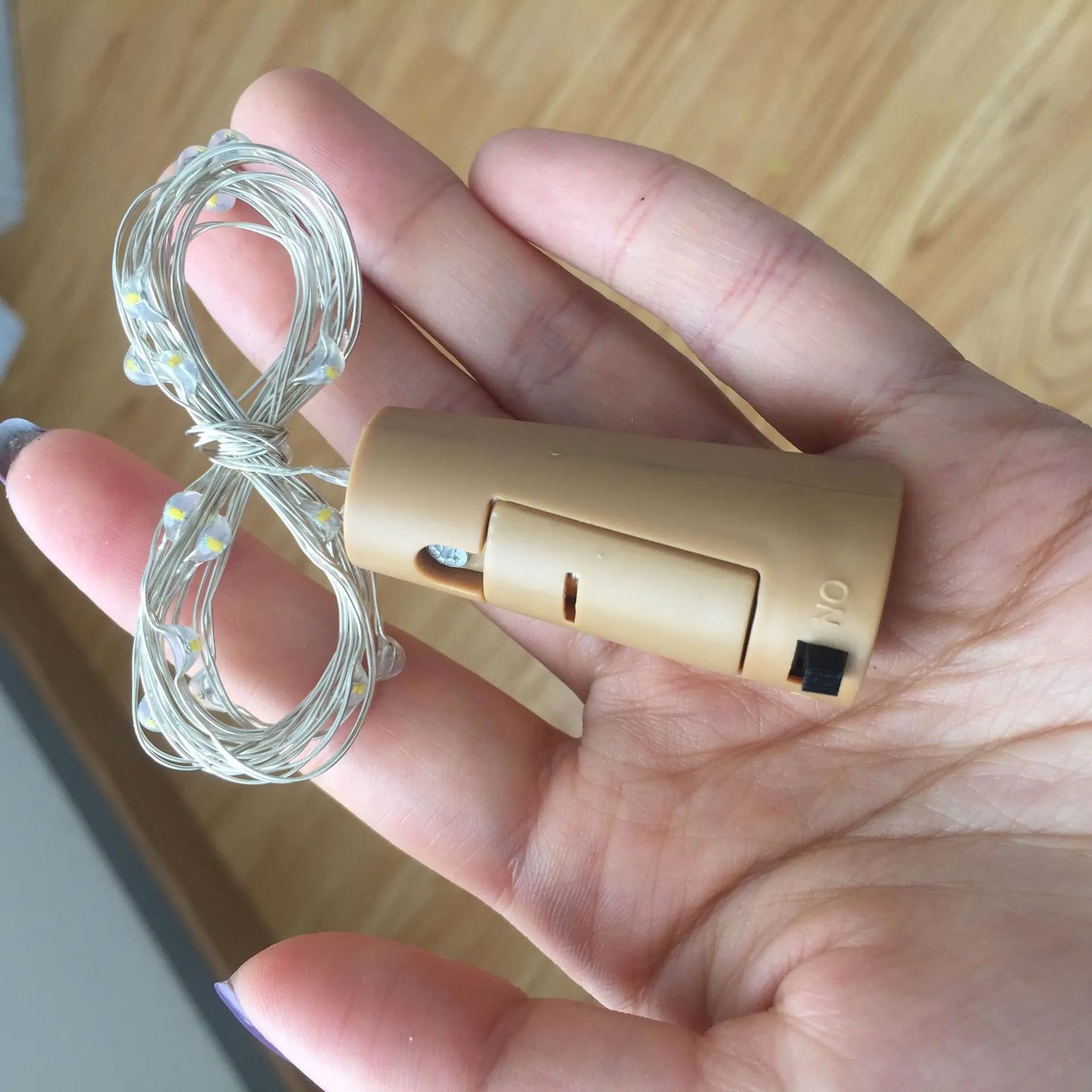 LED Bottle Cork Lights with Battery Box