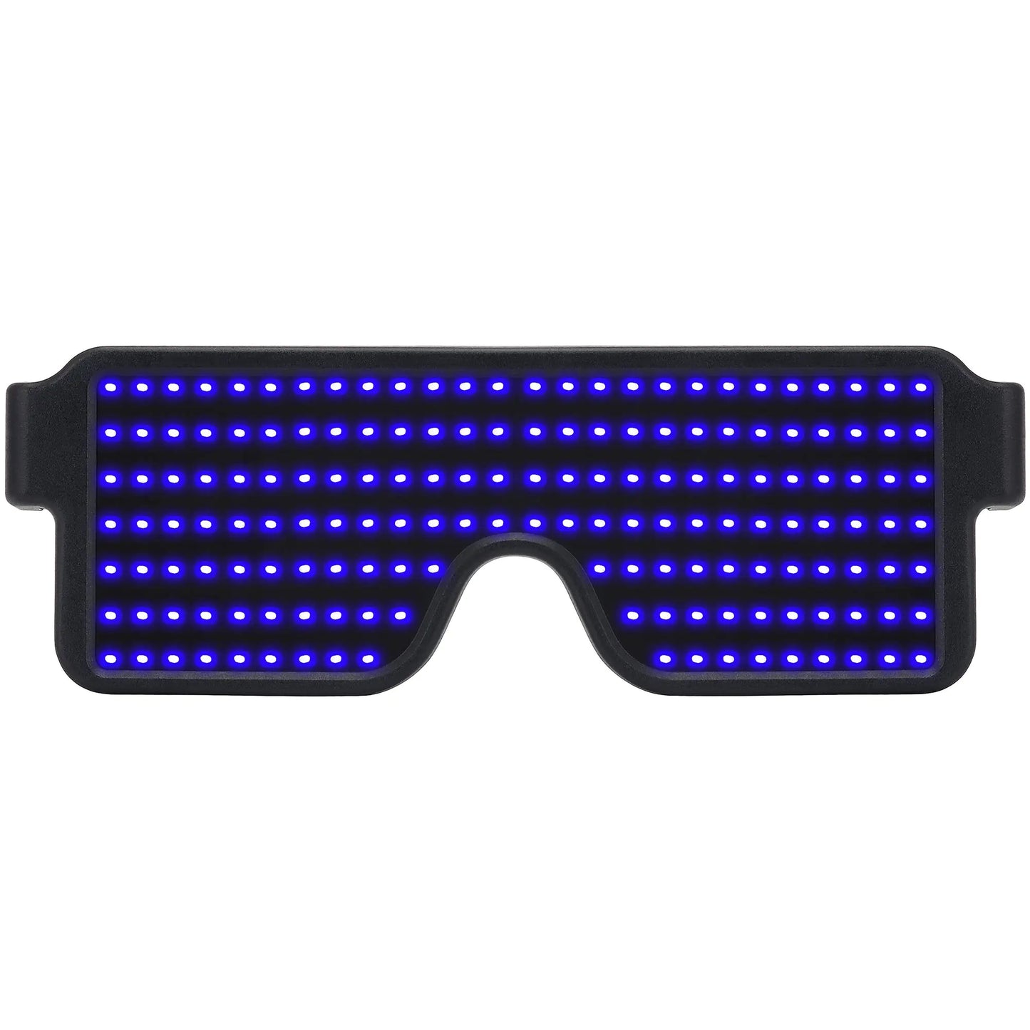 LED Rave Glasses with 8 Patterns, USB Rechargeable