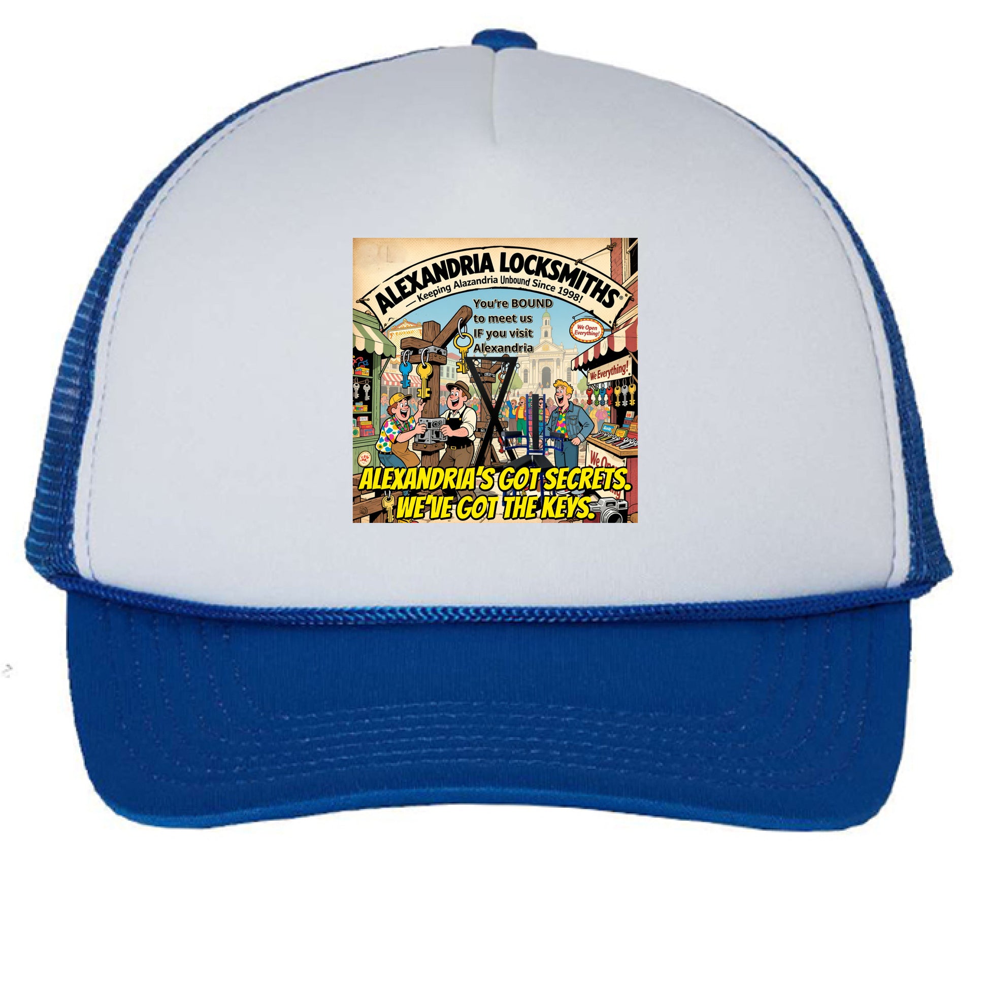 White/ Royal - FRONT