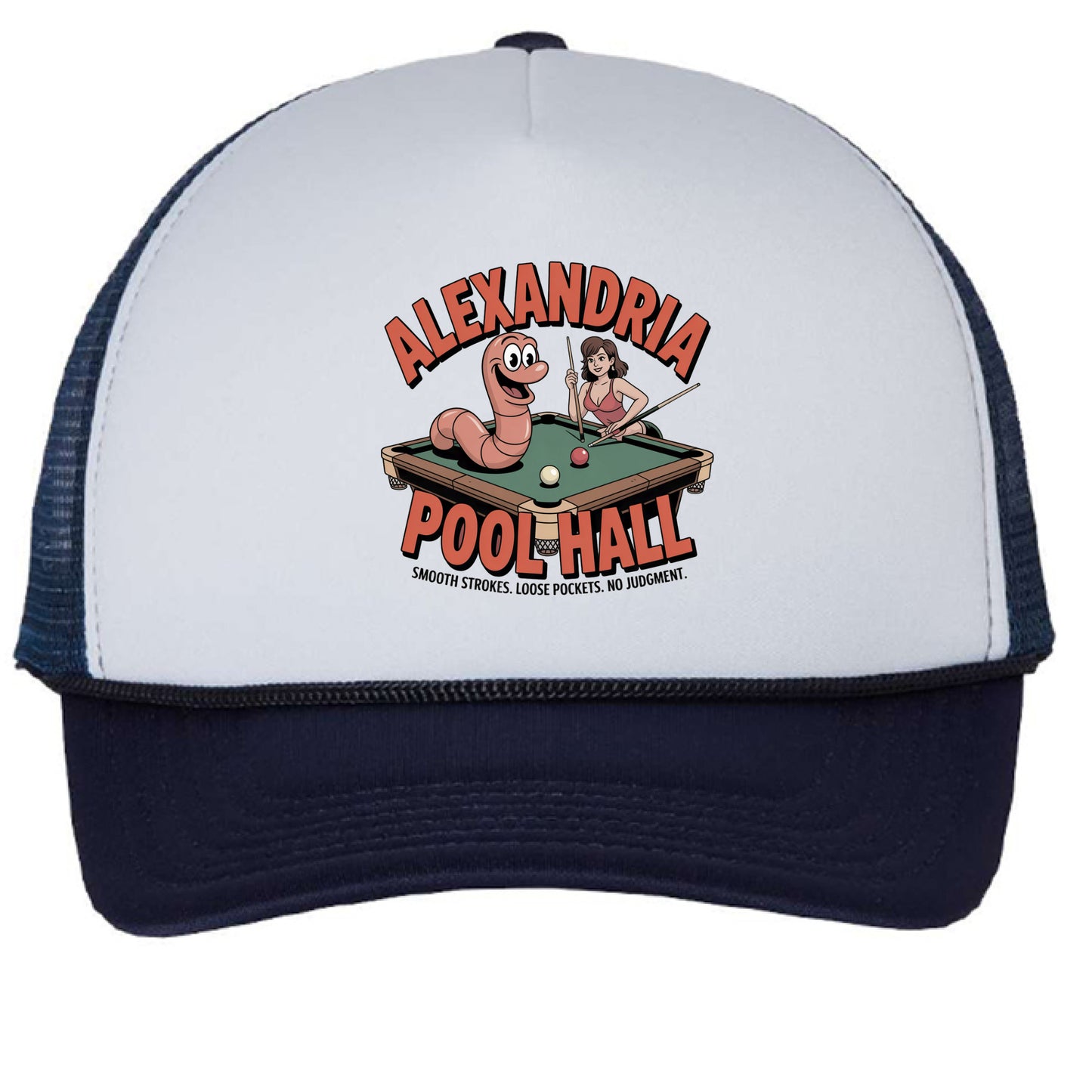 White/ Navy - FRONT