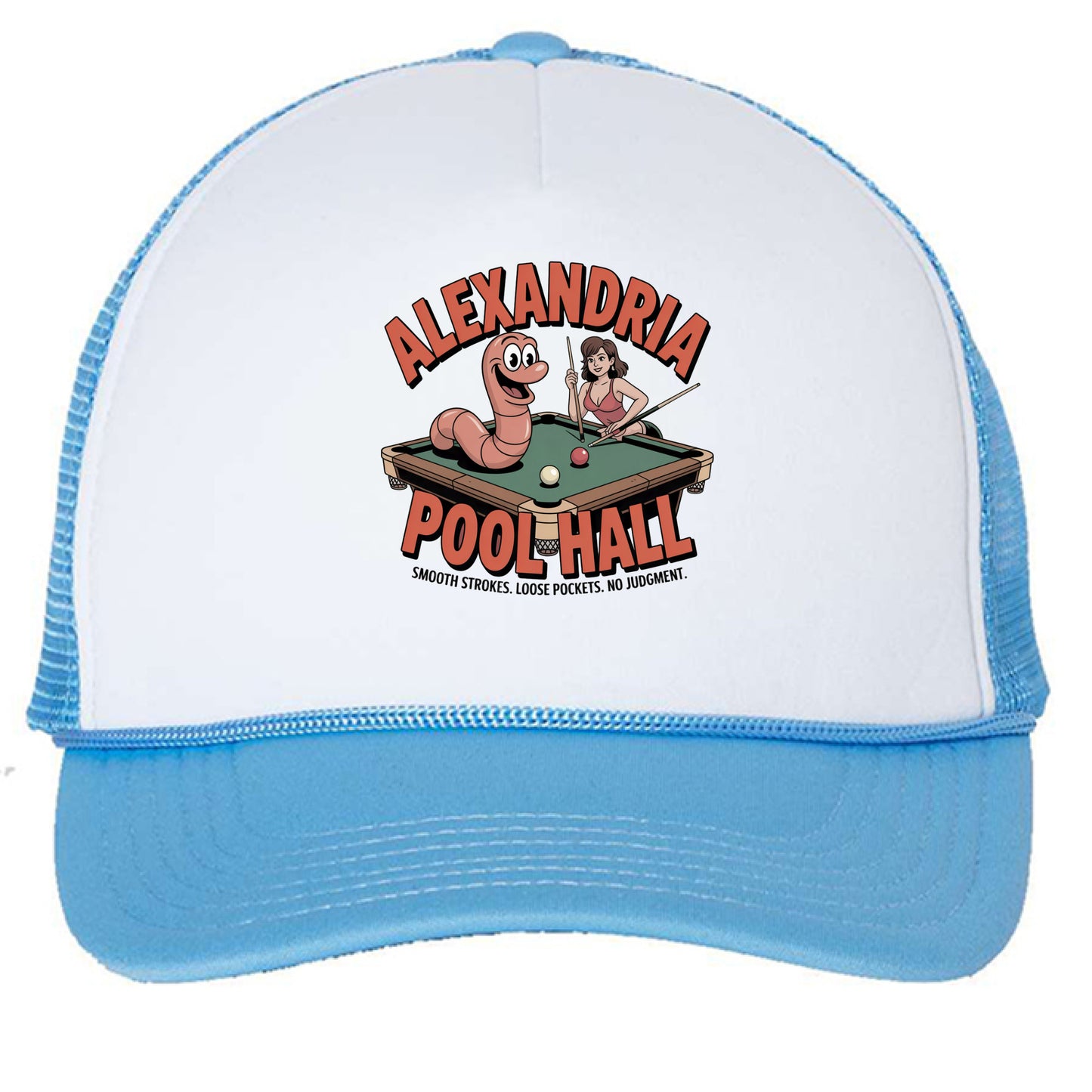 White/ Baby Blue - FRONT