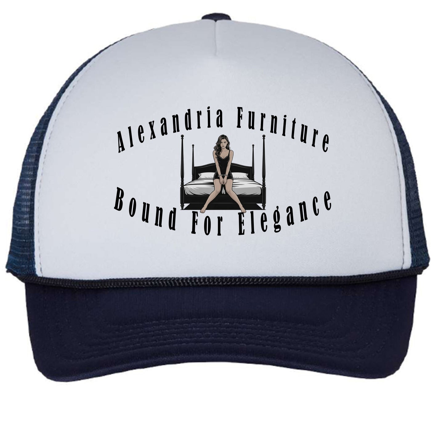 White/ Navy - FRONT