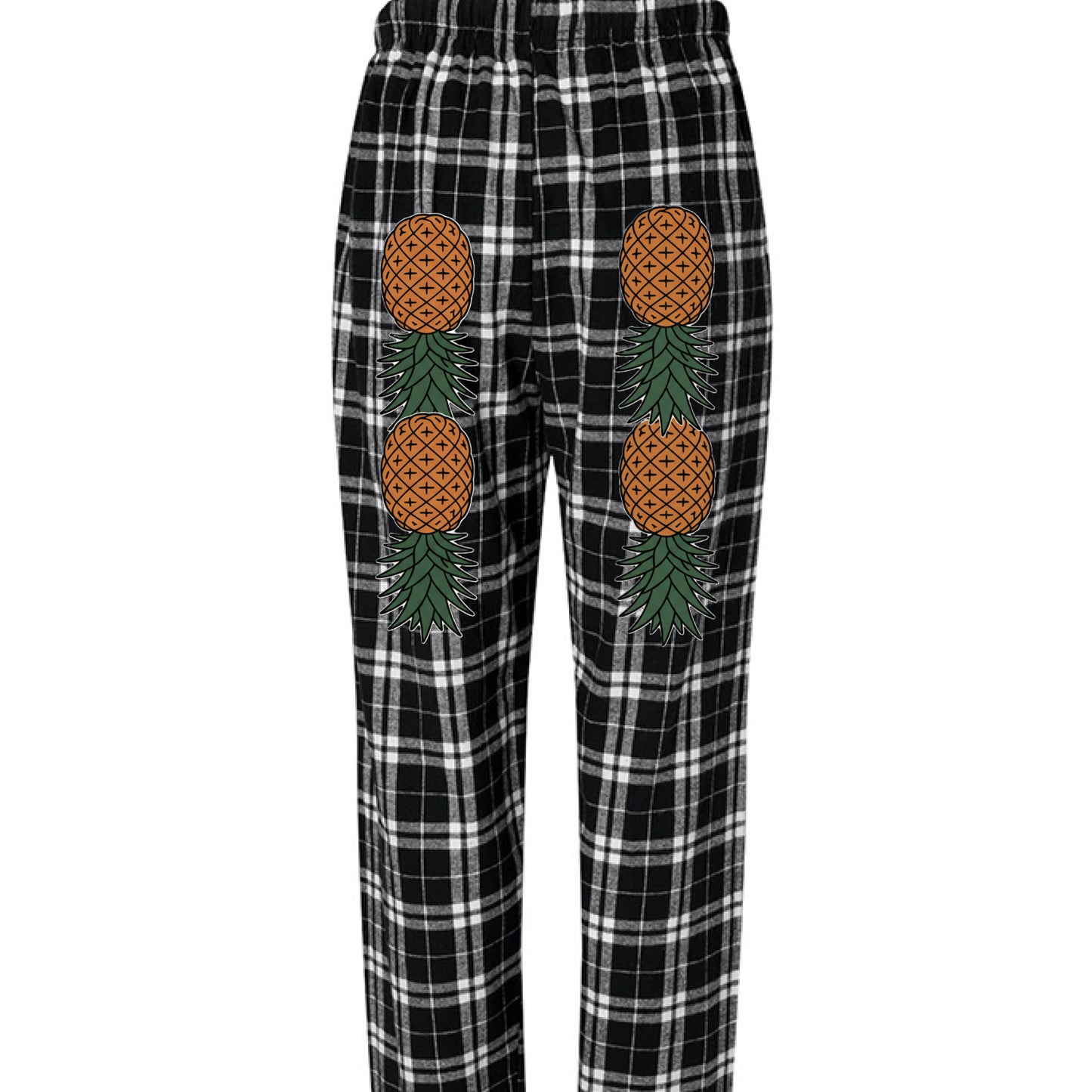 Black/ White Buffalo Plaid - BACK