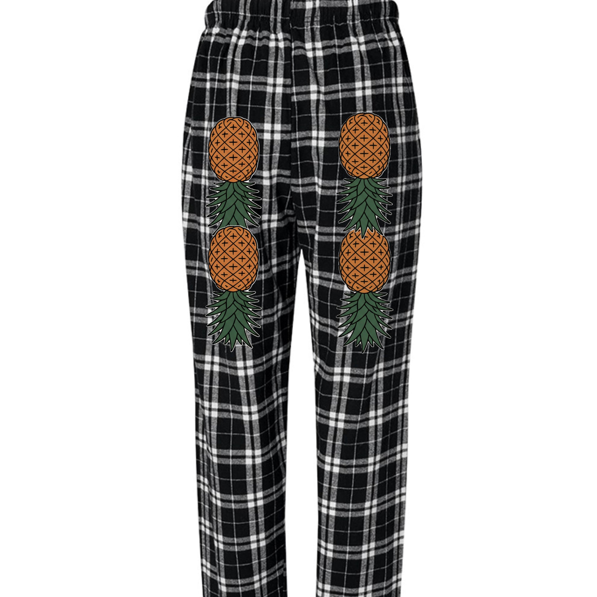 Black/ White Buffalo Plaid - BACK