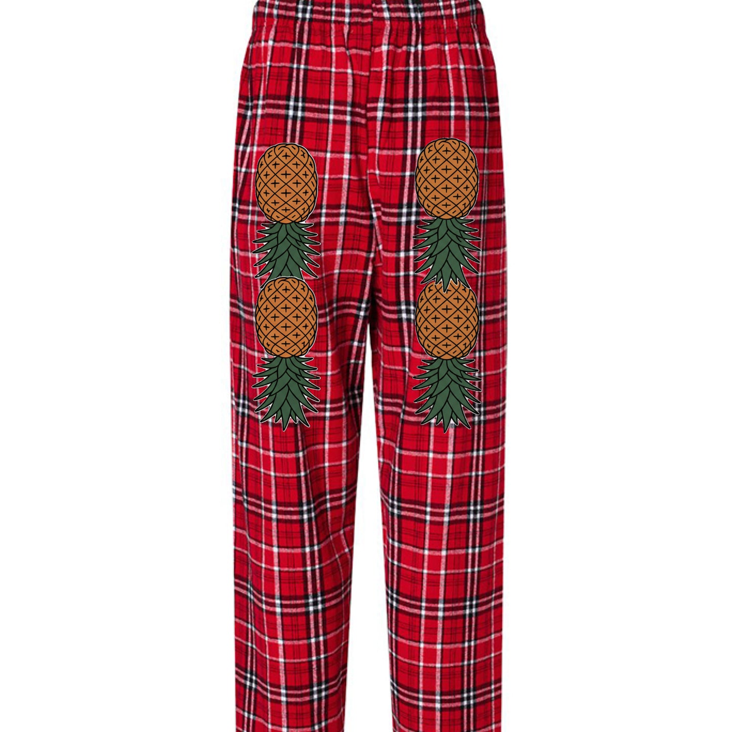 RED/ WHITE PLAID - BACK