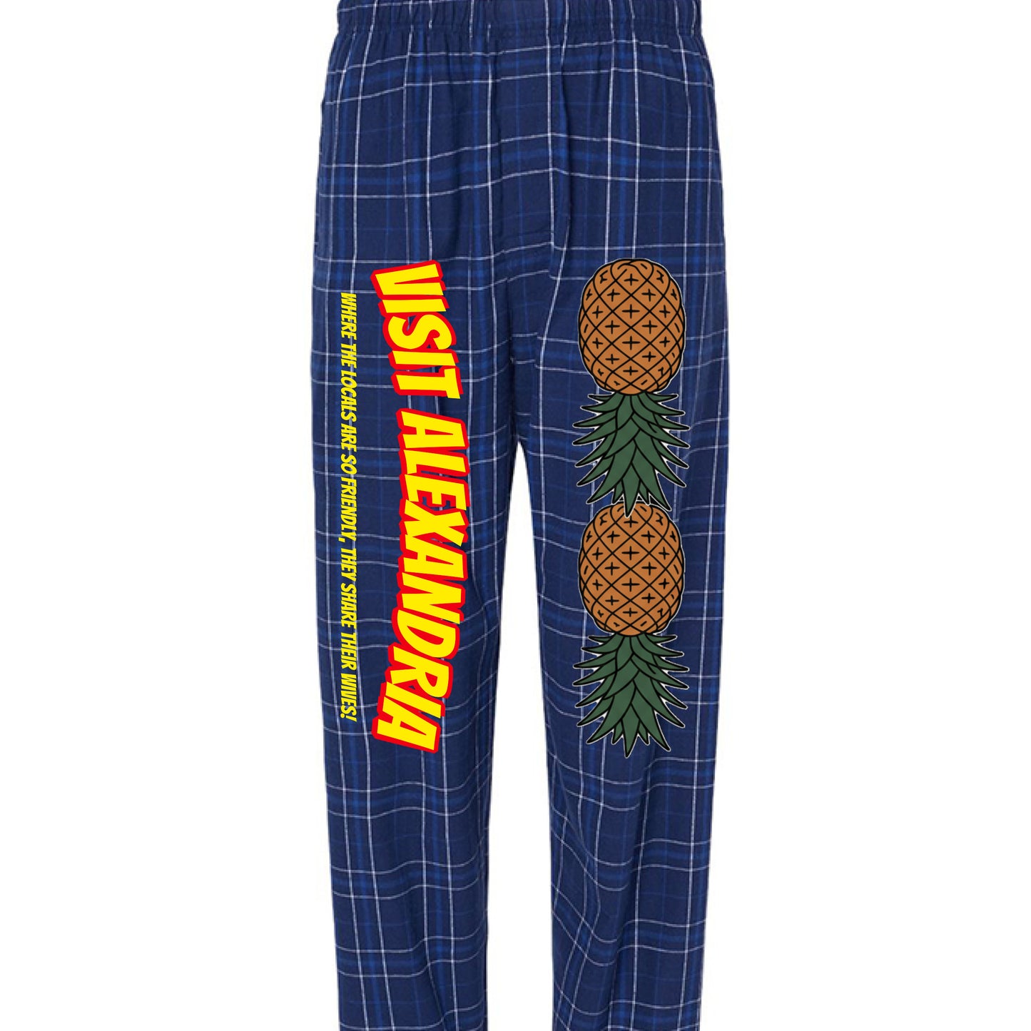 Navy Field Day Plaid - FRONT