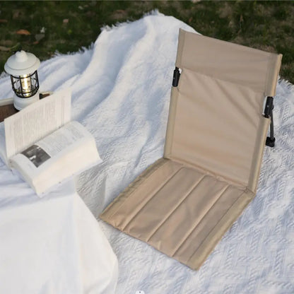 Camping Stool with Backrest
